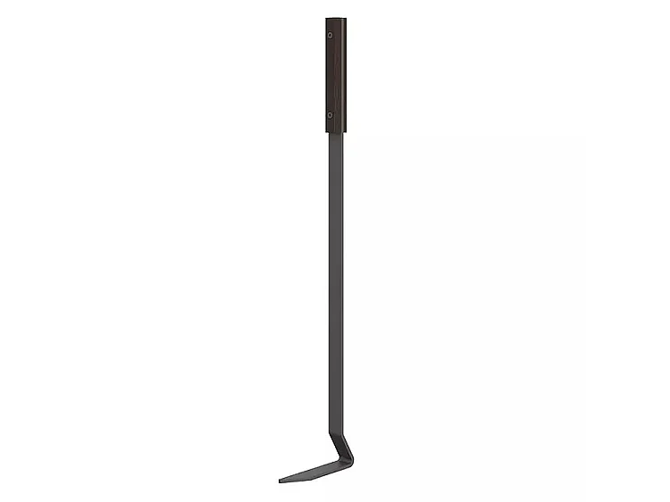 Ensemble d'ustensiles de cheminée 3 pièces en acier et bois Noir - Set 5 SL