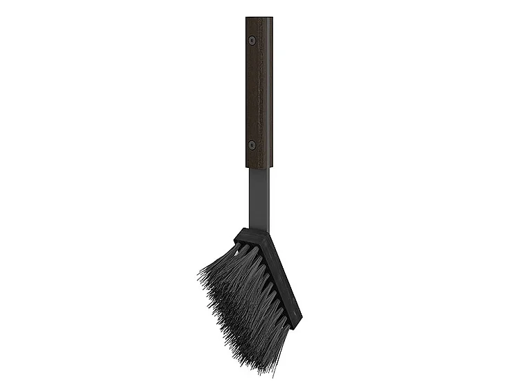 Ensemble d'ustensiles de cheminée 3 pièces en acier et bois Noir - Set 5 SL