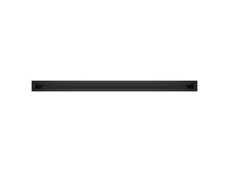 Grille d'aération de cheminée noire - Loft 60x1000