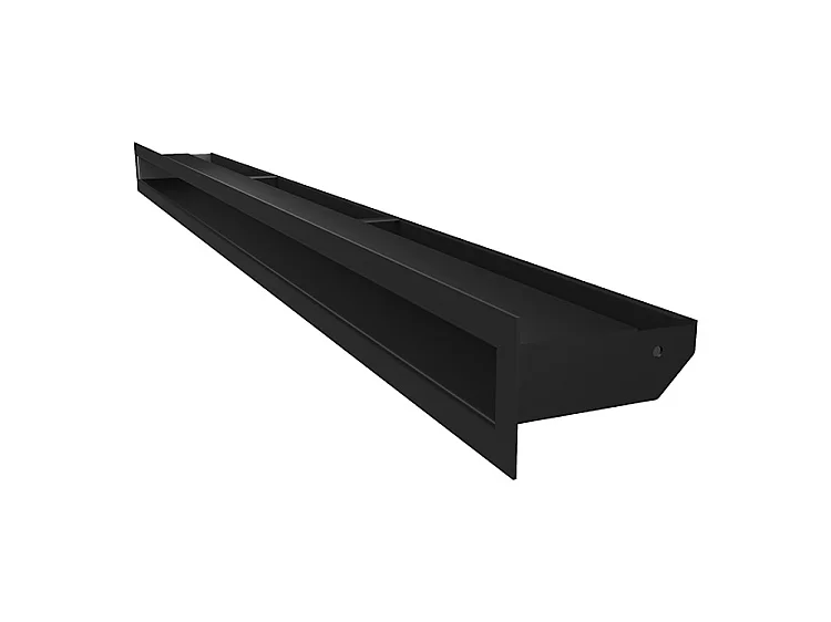 Grille d'aération de cheminée noire - Loft 60x1000