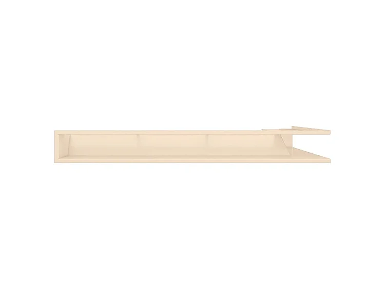 Grille d'aération d'angle pour cheminée 95x800x450 - Loft Angle gauche crème