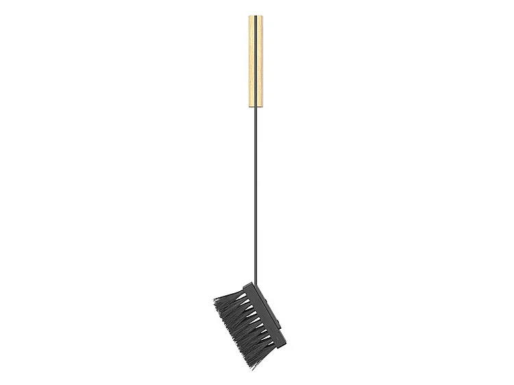 Ensemble d'ustensiles de cheminée 3 pièces en acier et bois -Set 6 L