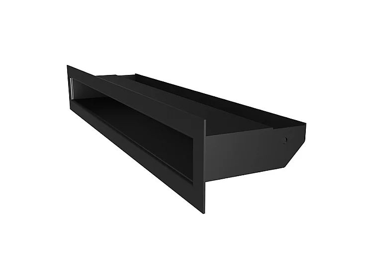 Grille d'aération de cheminée noire - Loft 60x400