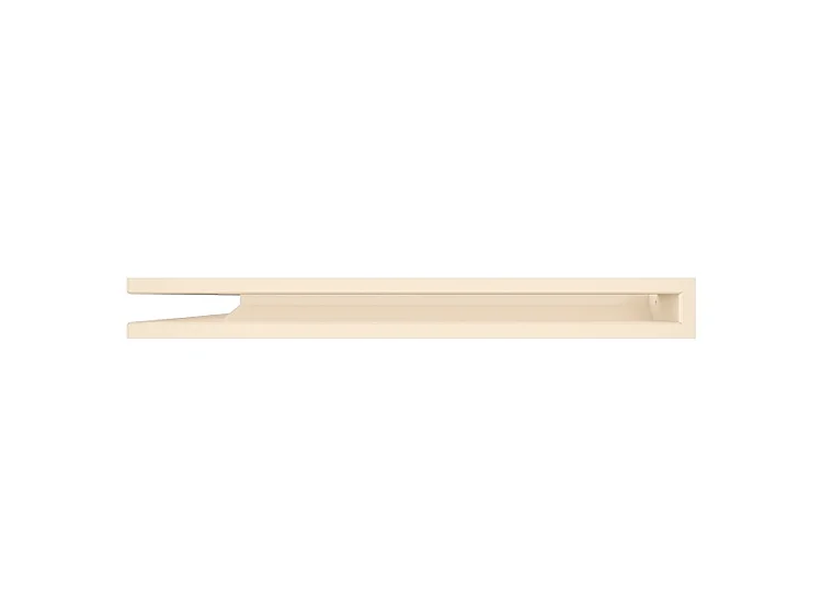 Grille d'aération d'angle pour cheminée 60x800x600 - Loft Angle gauche crème