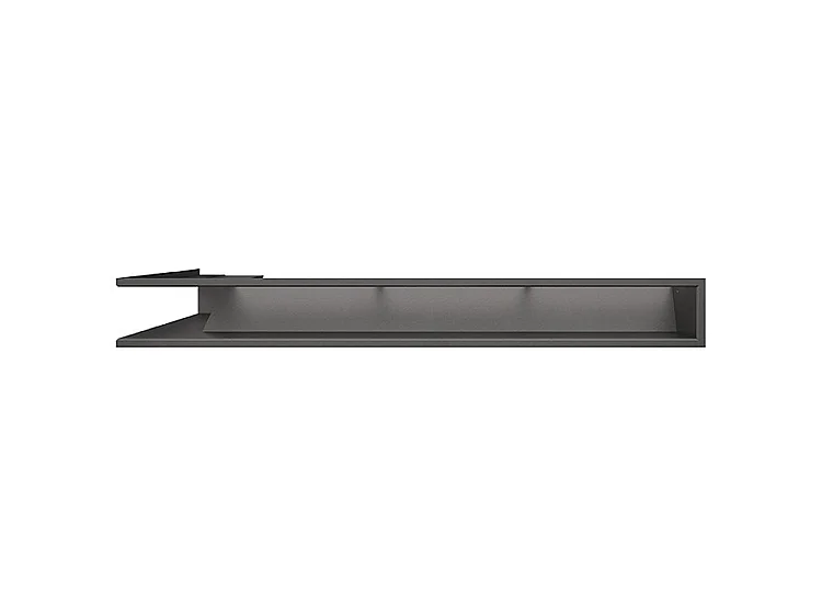 Grille d'aération d'angle pour cheminée 95x800x450 - Loft Angle droit graphite