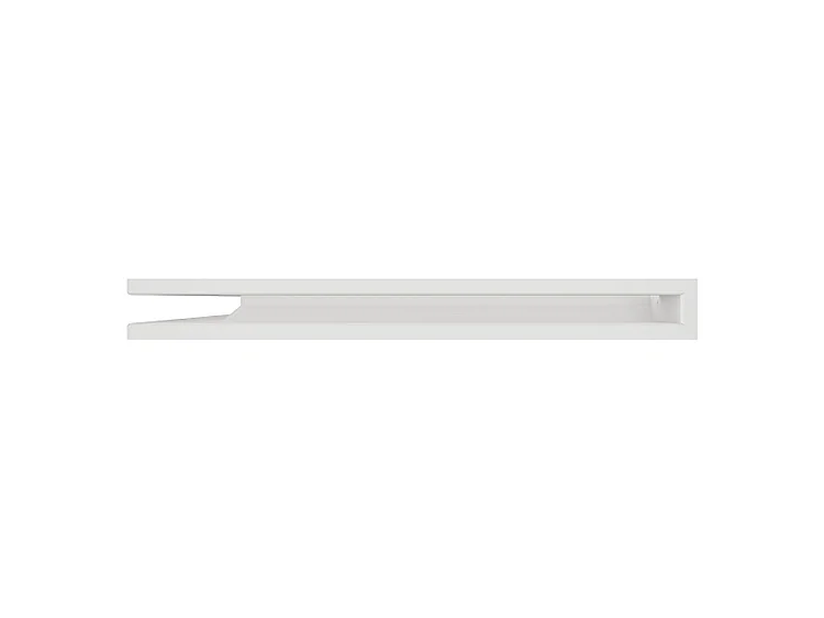 Grille d'aération d'angle pour cheminée 60x800x600 - Loft Angle gauche blanc