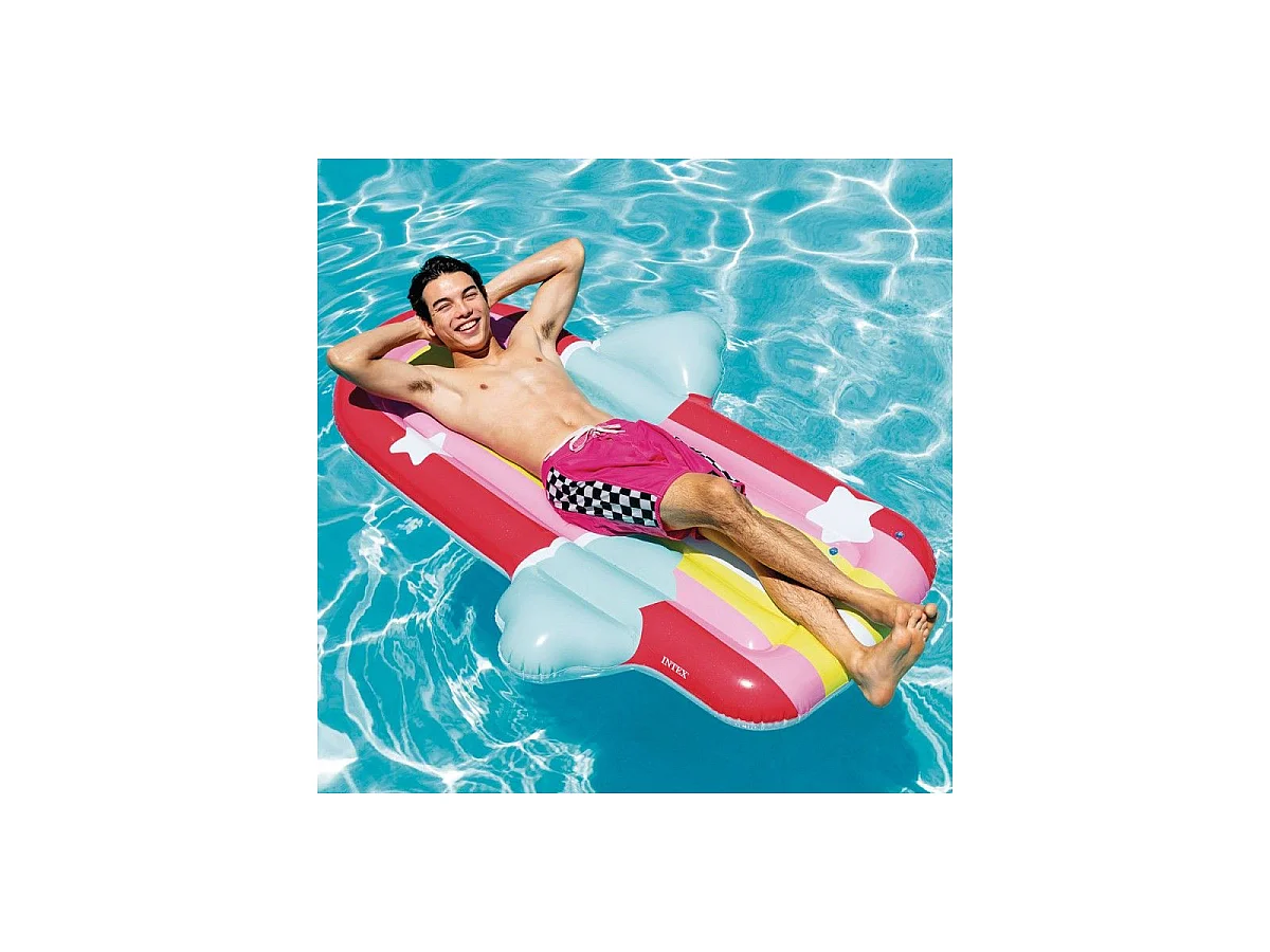Matelas Gonflable "Nuage 70's" 175cm Multicolore