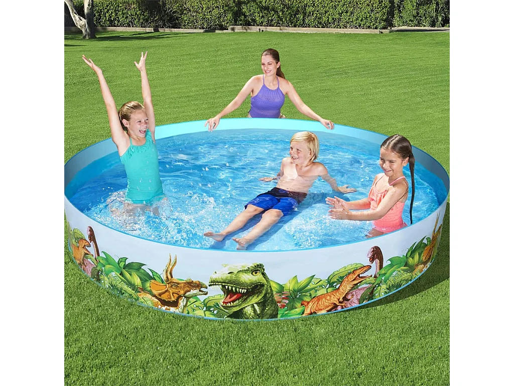 Piscine Gonflable Pour Enfants Bestway Ronde Parois PVC Dinosaures 244x46 cm