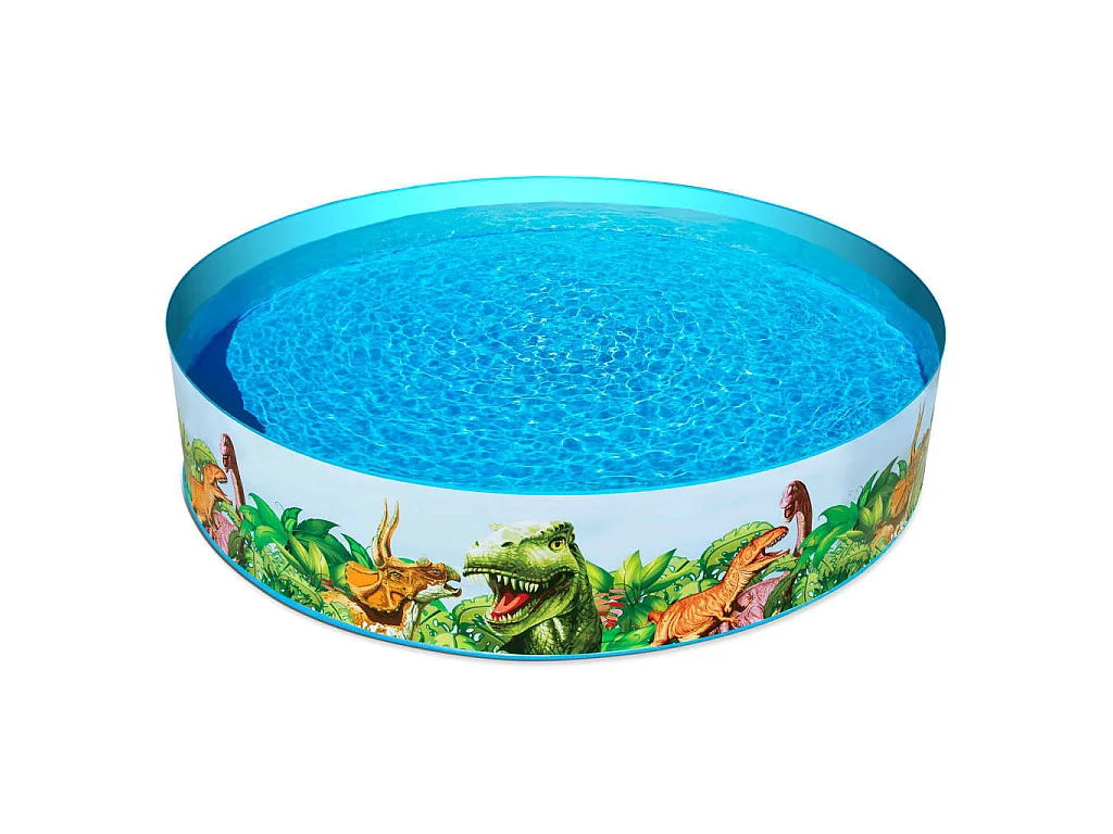 Piscine Gonflable Pour Enfants Bestway Ronde Parois PVC Dinosaures 244x46 cm