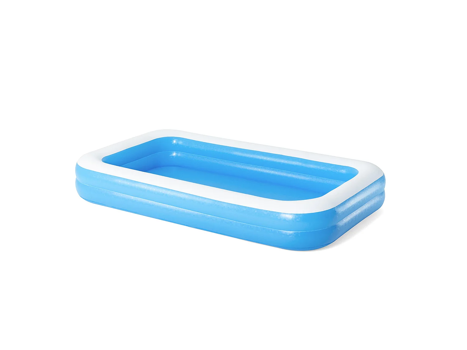 Piscine Gonflable Autoportante pour Enfants Bestway 305x183x46 cm Structure à 2 Anneaux pour Enfants de +3 Ans, Installation Facile