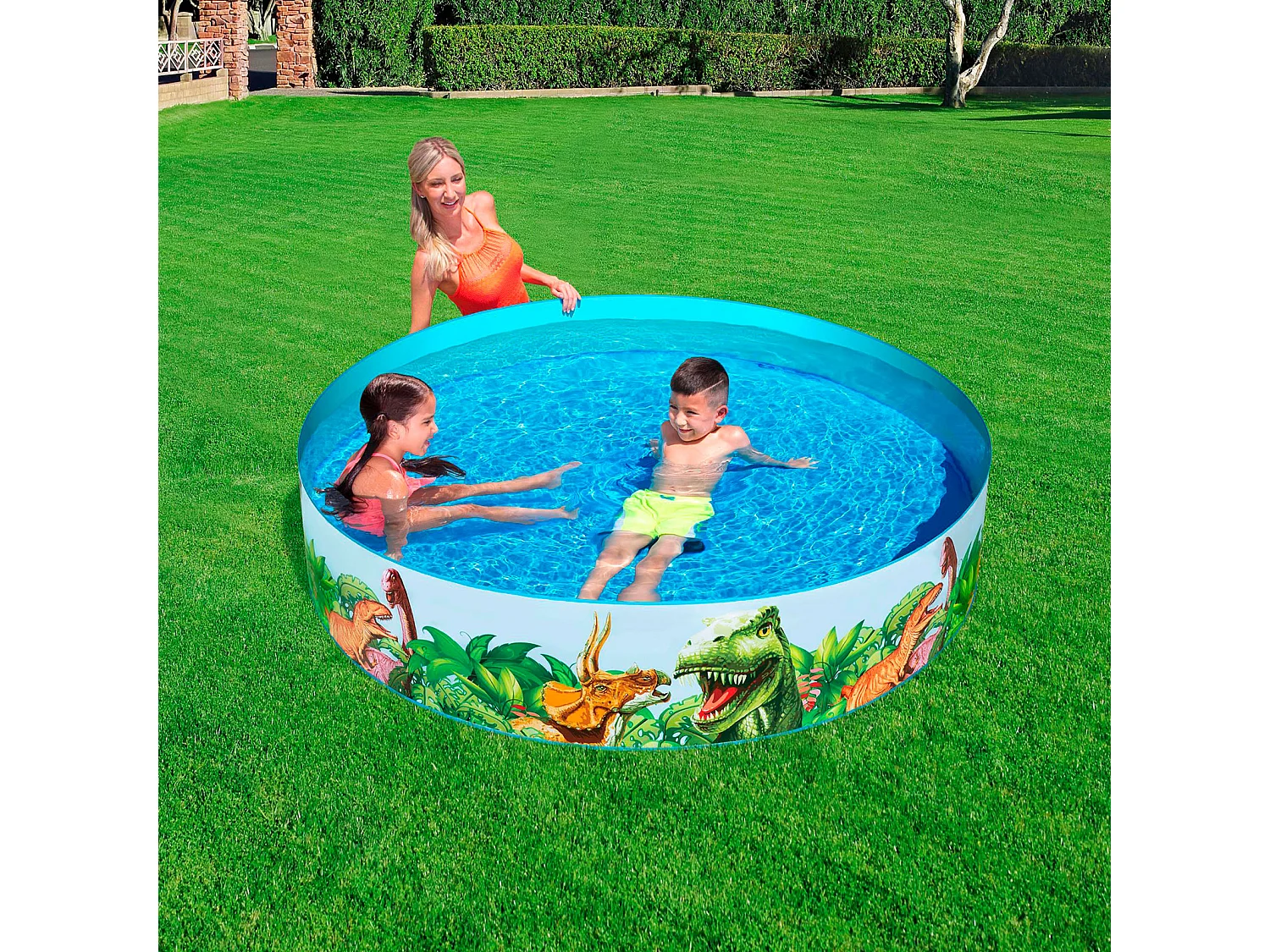 Piscine Gonflable Pour Enfants Bestway Fill N' Fun Dinosaures 183x38 cm