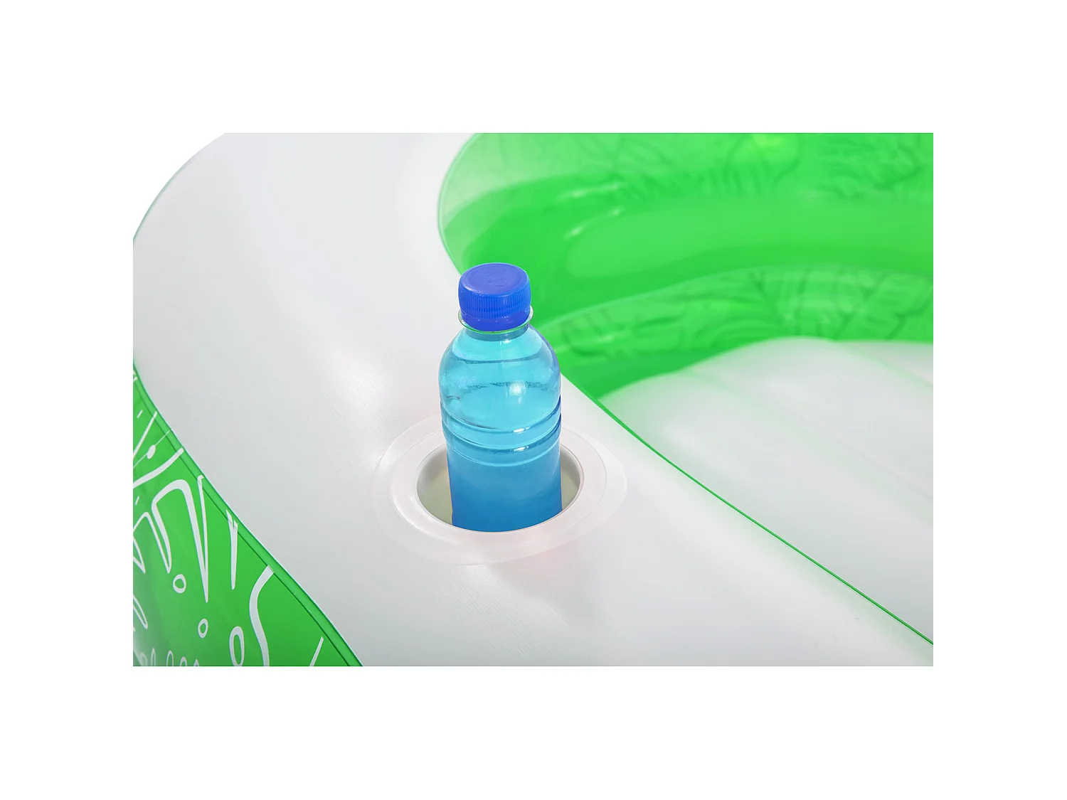 Piscine Gonflable Autoportante pour Enfants Bestway Tropical Paradise 231x231x51 cm Structure à 2 Anneaux pour Enfants de +3 Ans avec Porte-Verres et Siège