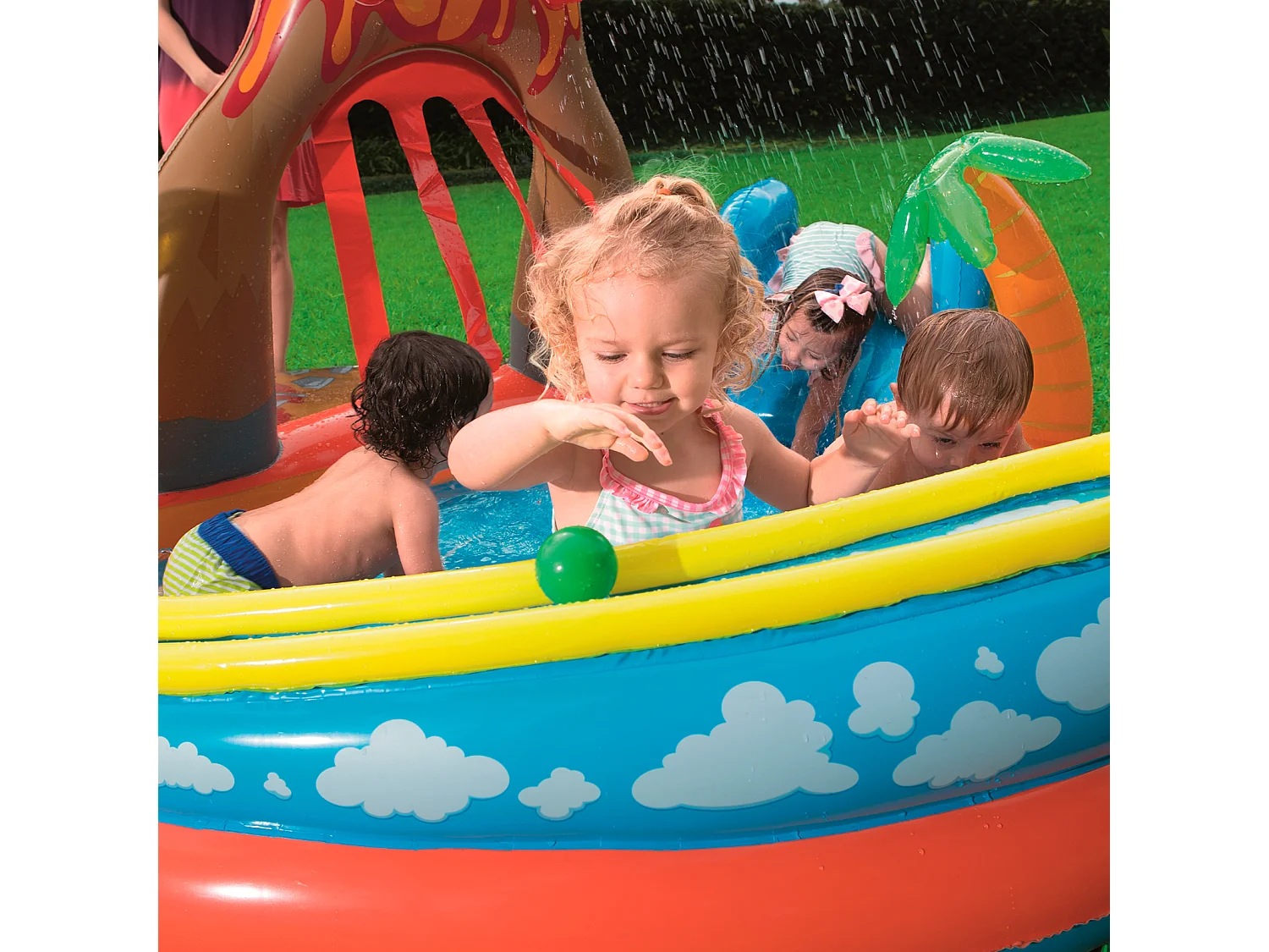 Piscine Gonflable pour Enfants Bestway Lave Lagon 265x265x104 cm