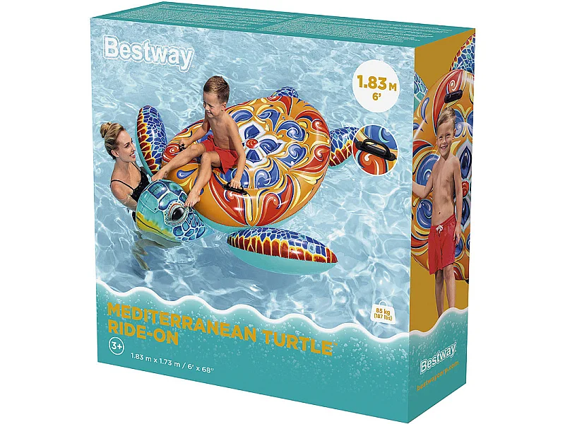 Bouée Chevauchable Tortue 183x173cm BESTWAY BEY41523
