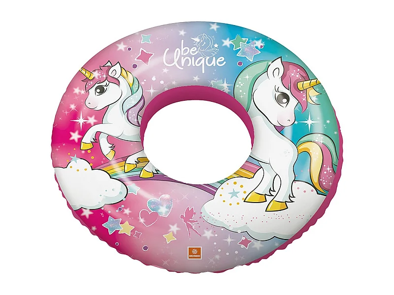 Bouée de piscine licorne rose 50cm de diamètre par Mondo Spa