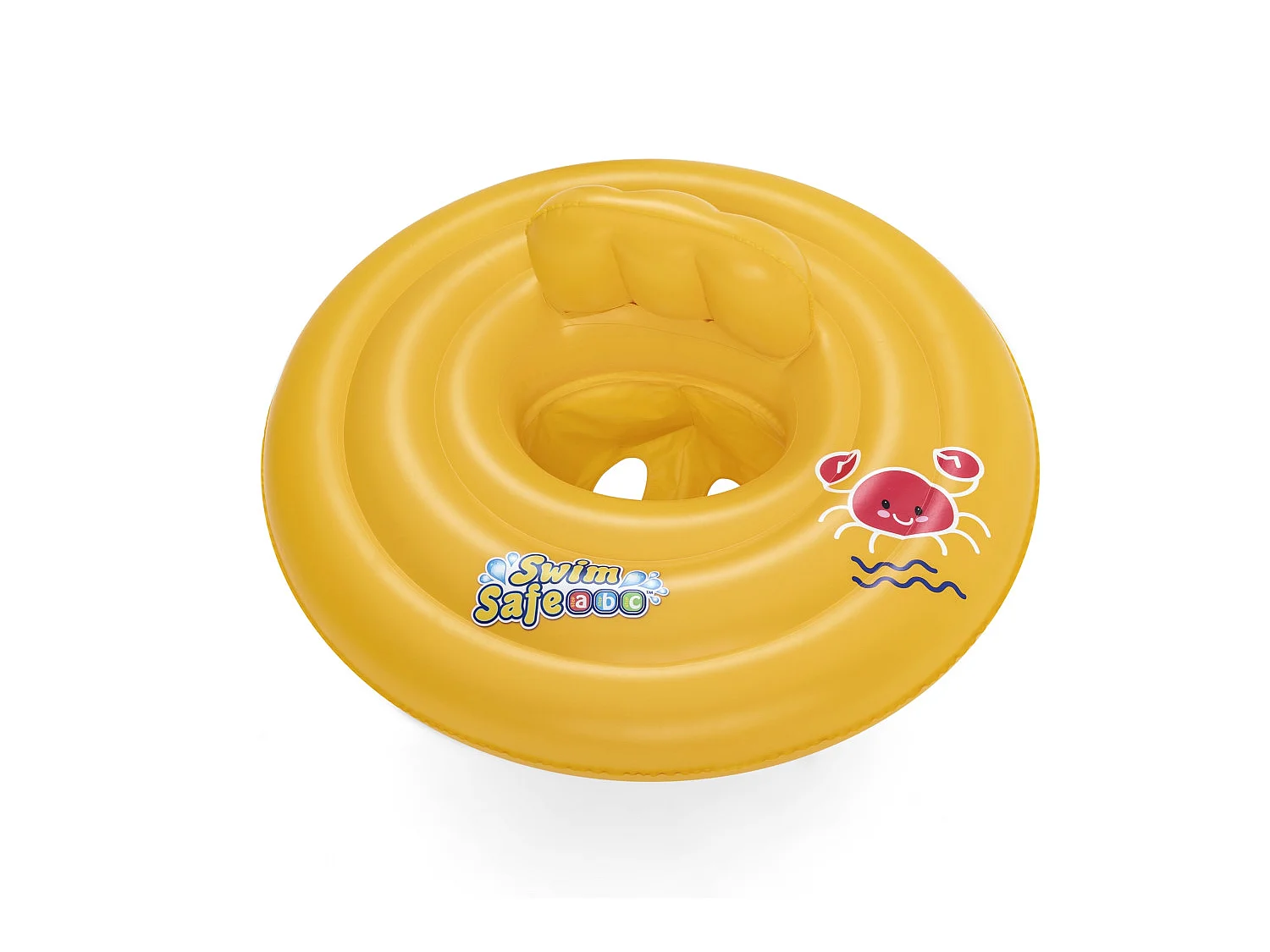Bestway Swim Safe ABC WonderSplash Bouée culotte ronde pour bébé 3 anneaux 69 cm