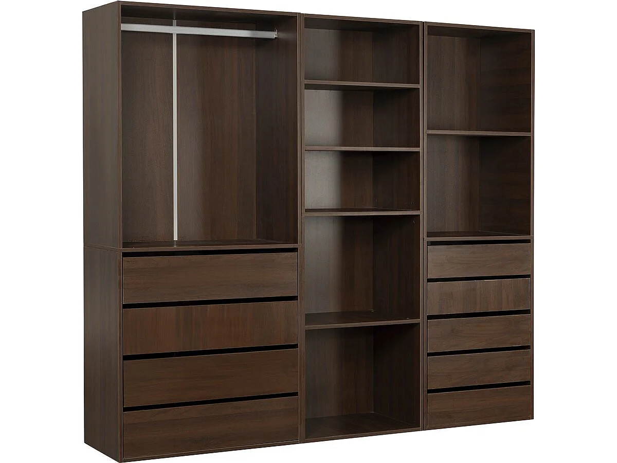 Modulärt "Opera" Dressing Kit - 3 Element - Brun