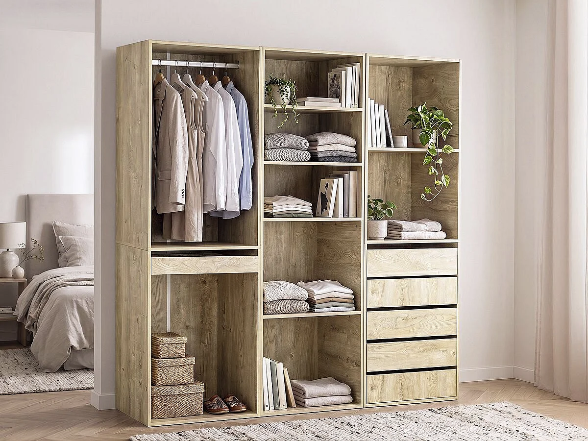 Modulares Ankleideset "Opera" - 3 Elemente - Beige