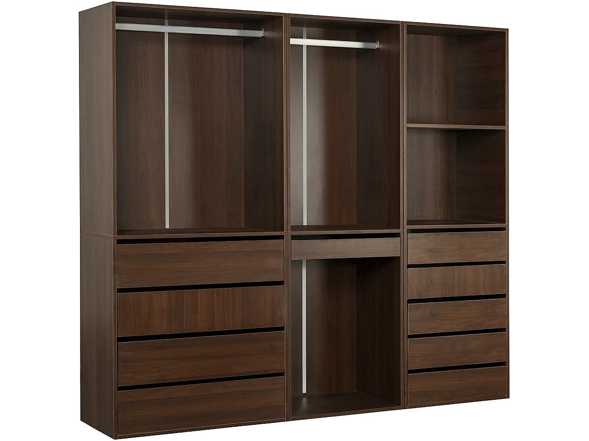 Modulärt "Opera" Dressing Kit - 3 Element - Brun