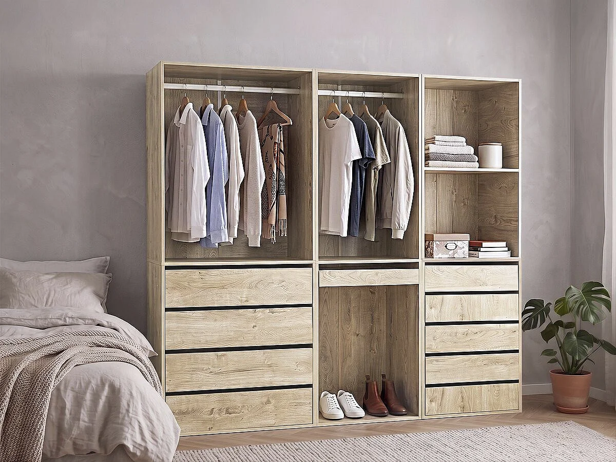 Modulares Ankleideset "Opera" - 3 Elemente - Beige
