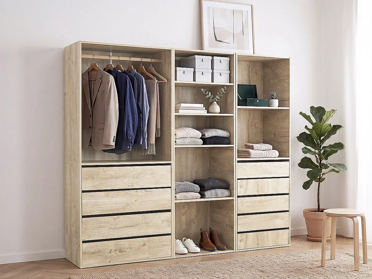 Modulares Ankleideset "Opera" - 3 Elemente - Beige