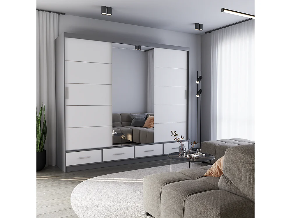 Armoire à portes coulissantes FLORENCE S 250 cm