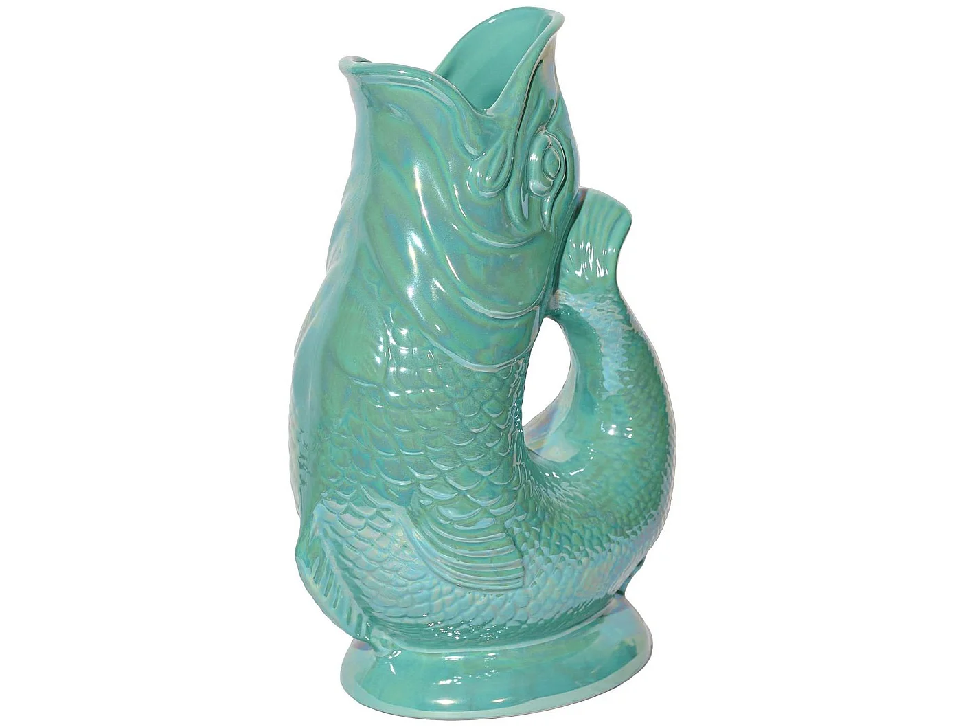 Karaffe mit „Gluck-Gluck“-Geräusch, Handgefertigt in England, 1,2L, 27,5/17/9,5 cm