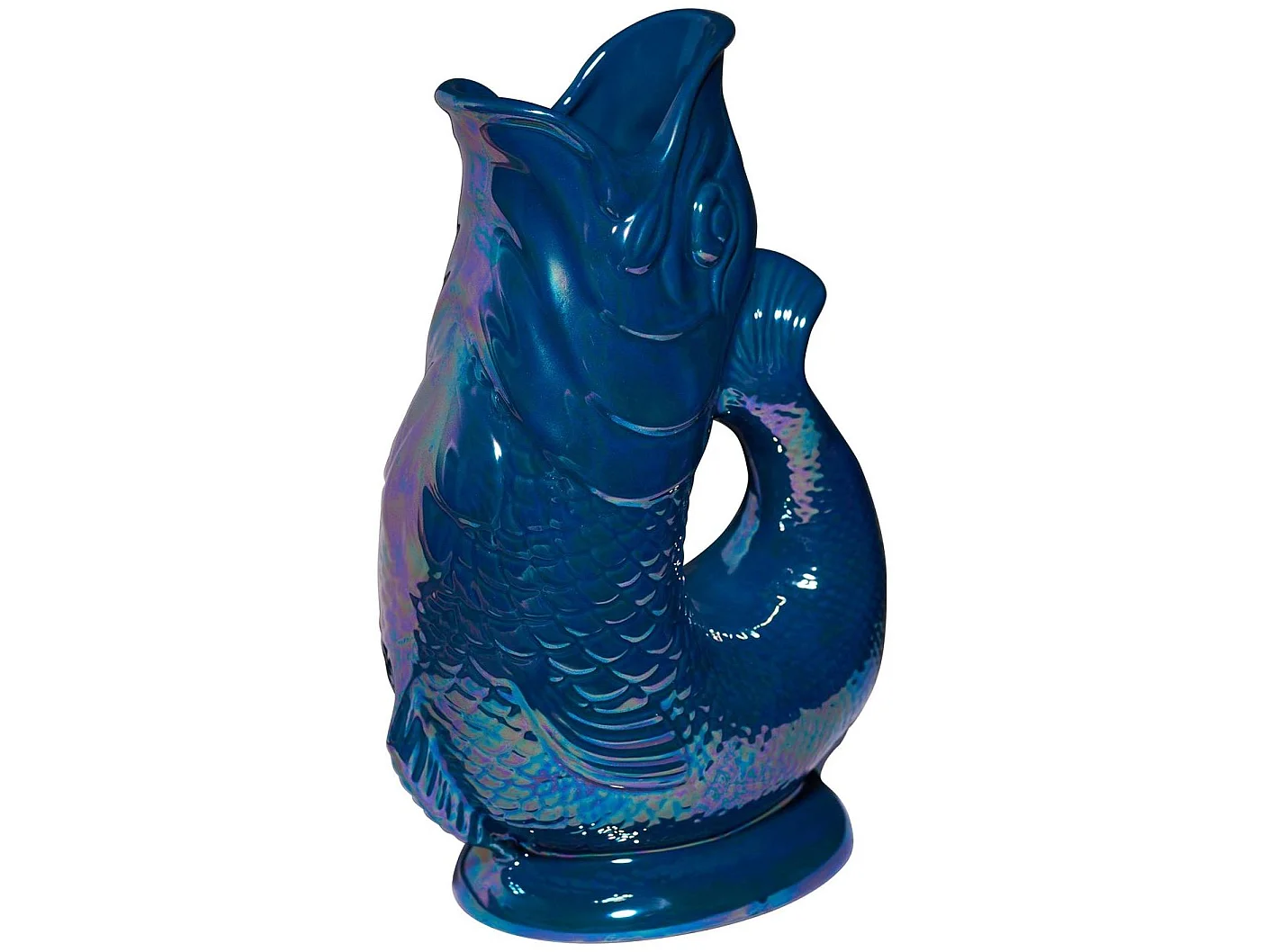 Carafe émettant un « glou-glou », fabriquée à la main en Angleterre, 1,2 l, 27,5/17/9,5 cm