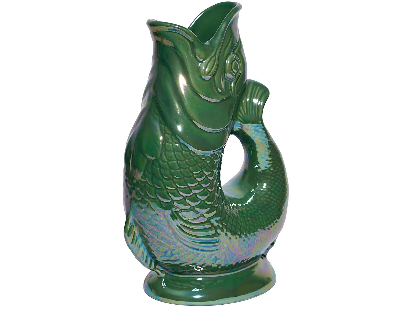 Carafe émettant un « glou-glou », fabriquée à la main en Angleterre, 1,2 l, 27,5/17/9,5 cm