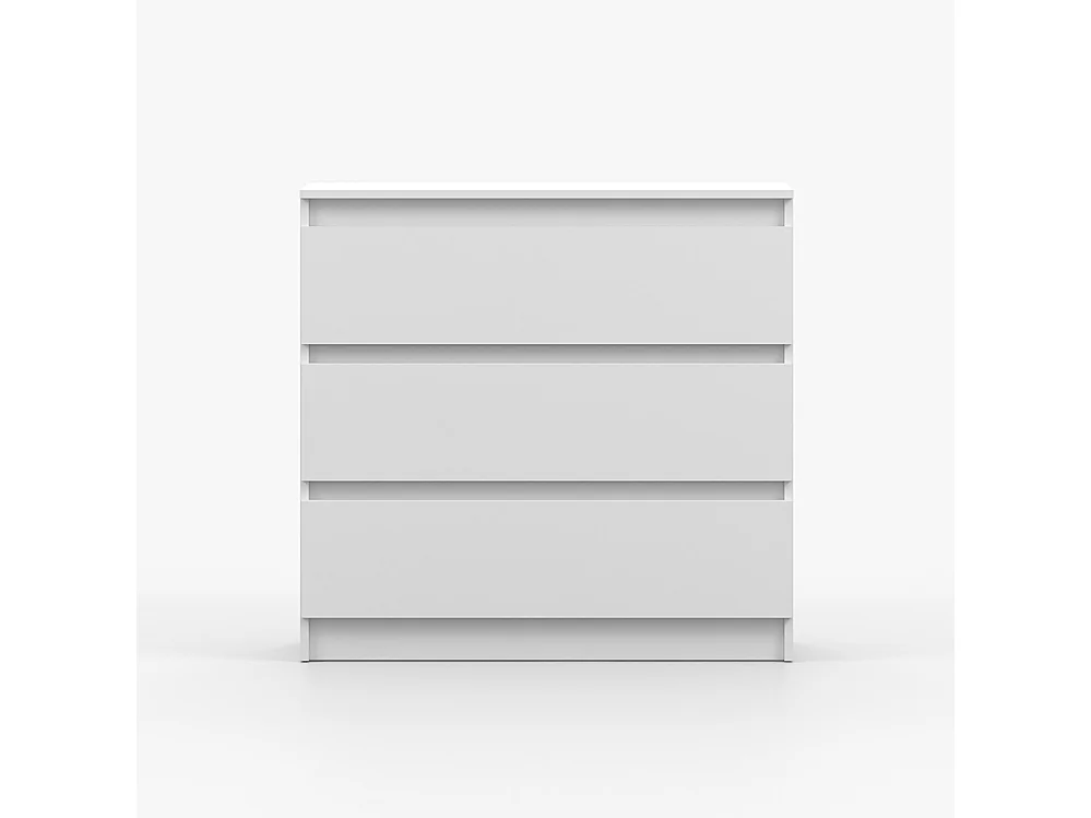 Kommode SOLO 3S 90 cm, Weiß