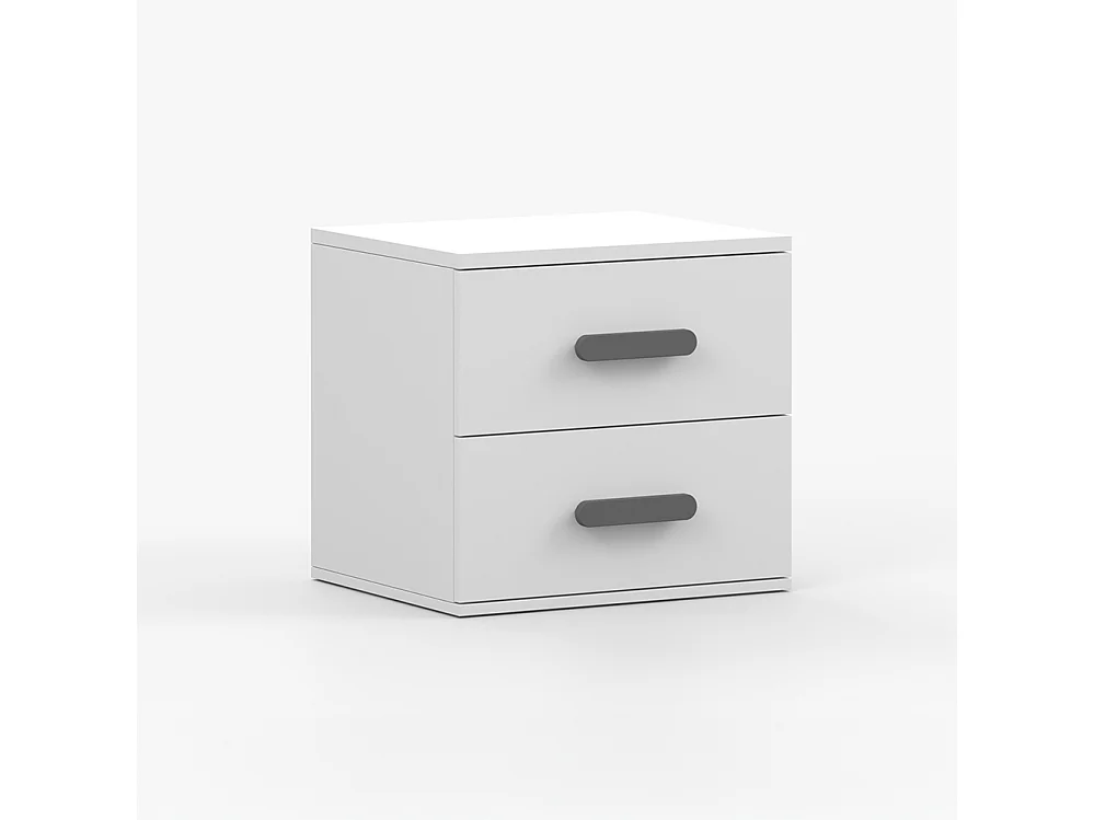 JONAS I 22 Table de chevet blanche