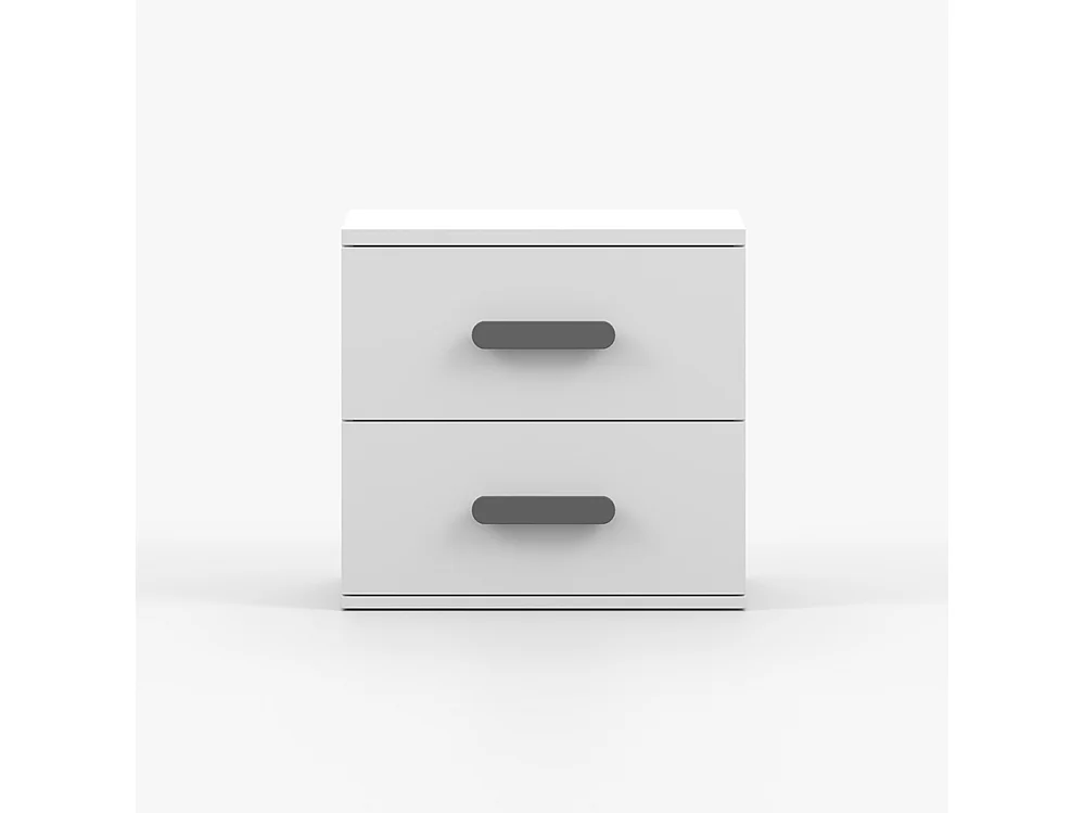 JONAS I 22 Table de chevet blanche