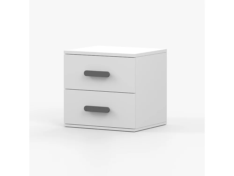 JONAS I 22 Table de chevet blanche