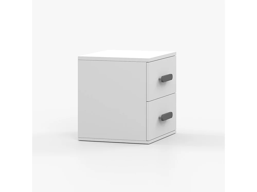 JONAS I 22 Table de chevet blanche