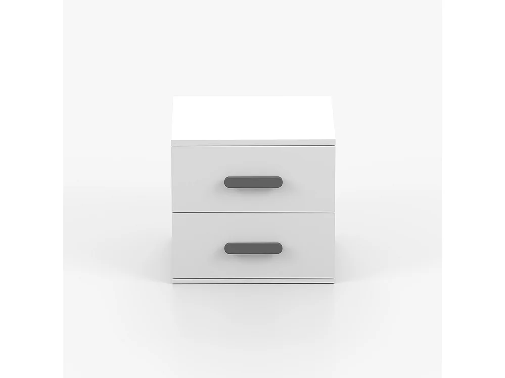 JONAS I 22 Table de chevet blanche