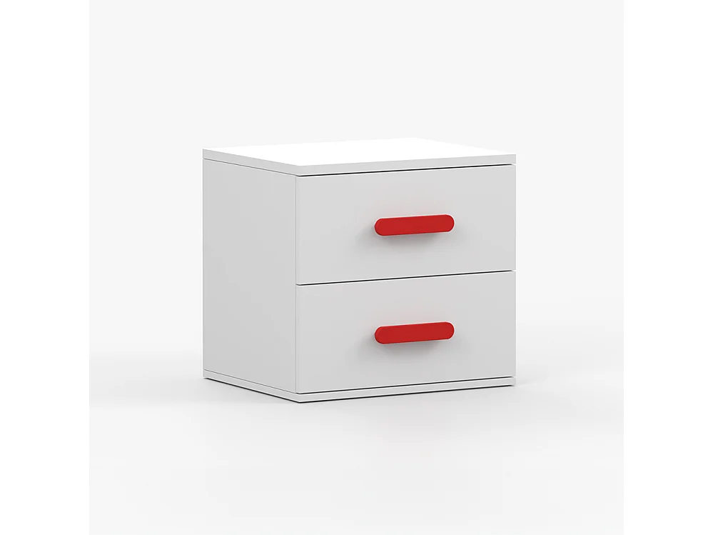 JONAS I 22 Table de chevet blanche