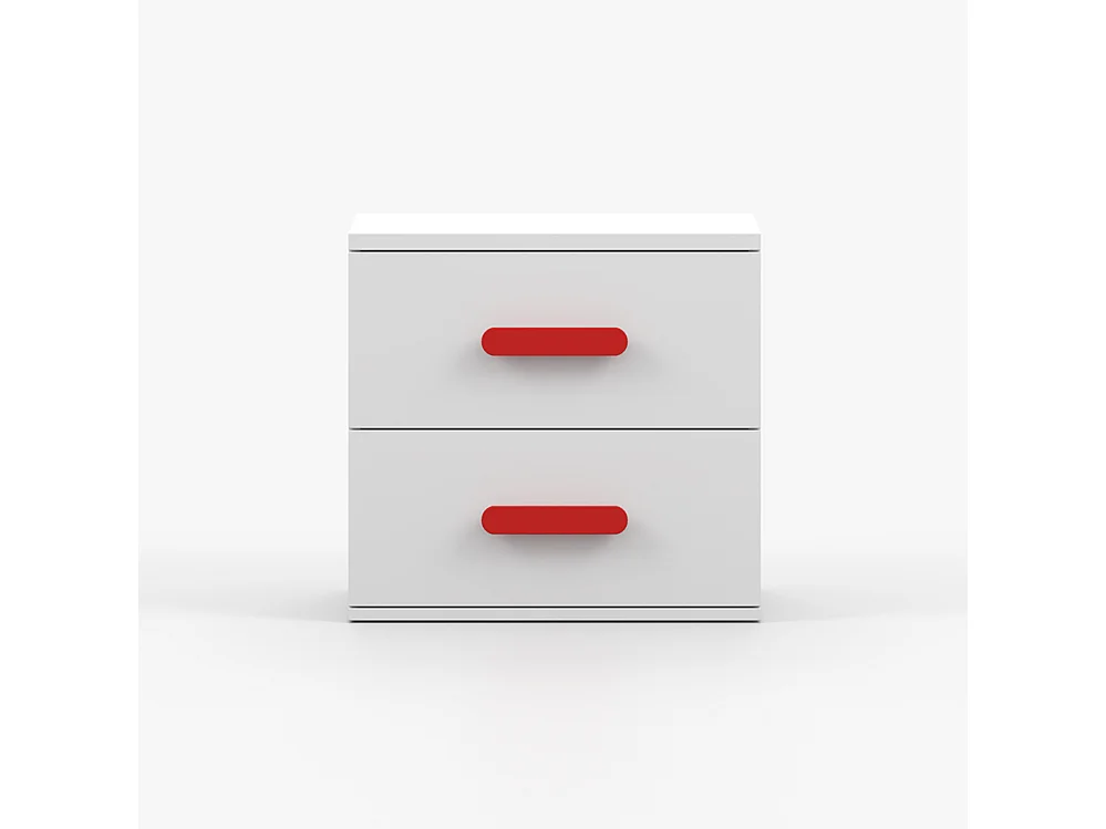 JONAS I 22 Table de chevet blanche