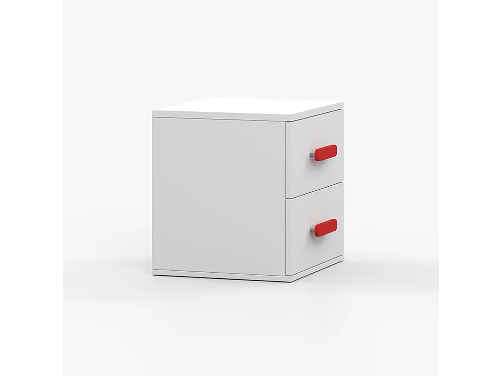 JONAS I 22 Table de chevet blanche