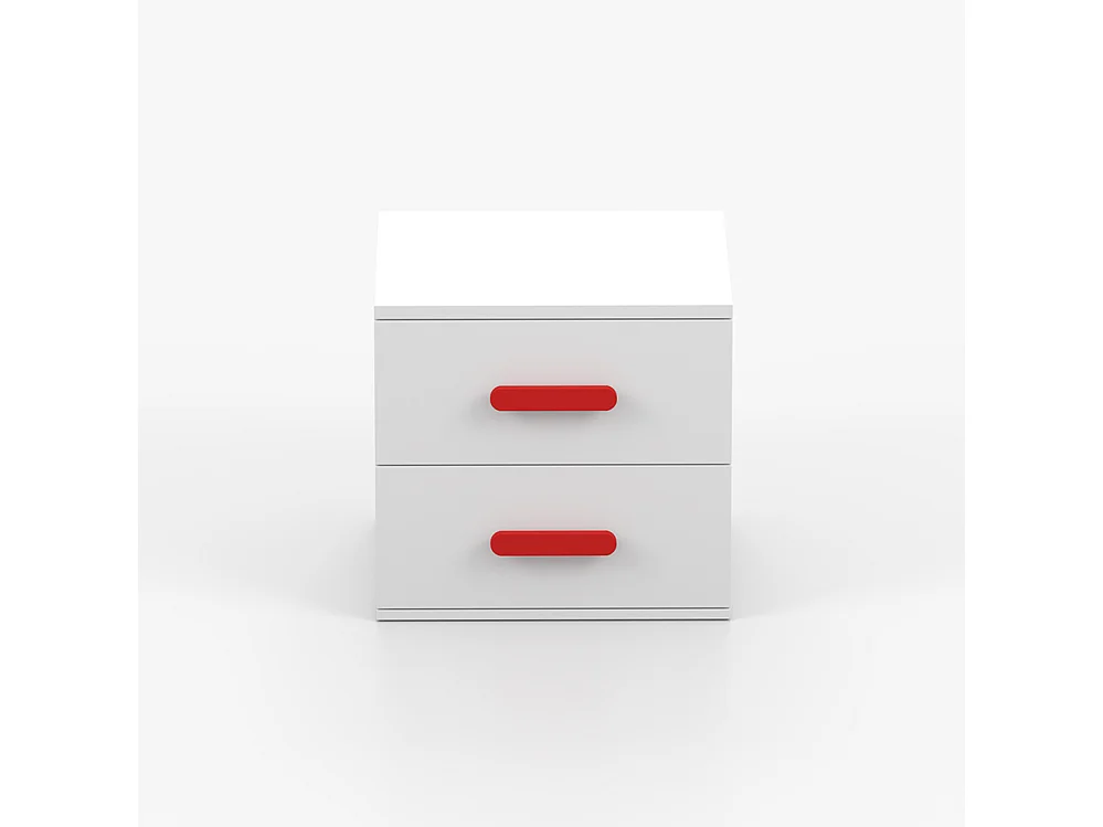 JONAS I 22 Table de chevet blanche