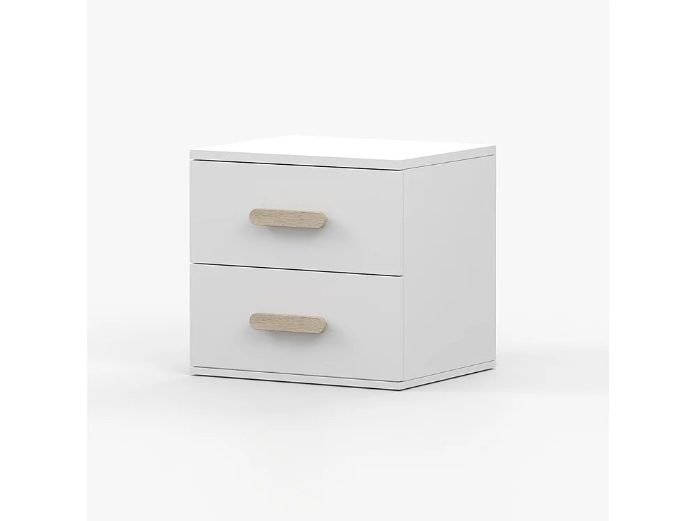 JONAS I 22 Table de chevet blanche