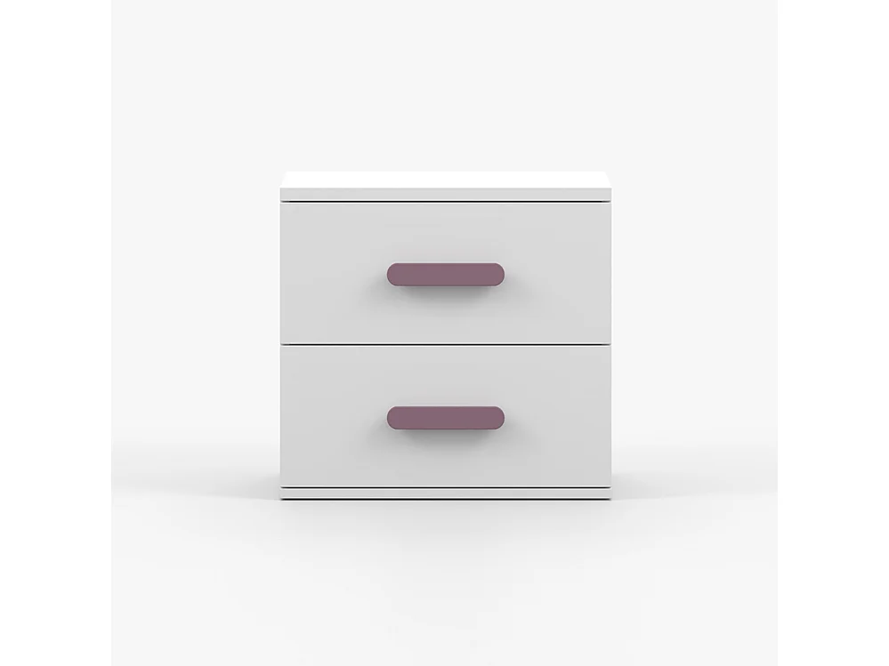 JONAS I 22 Table de chevet blanche