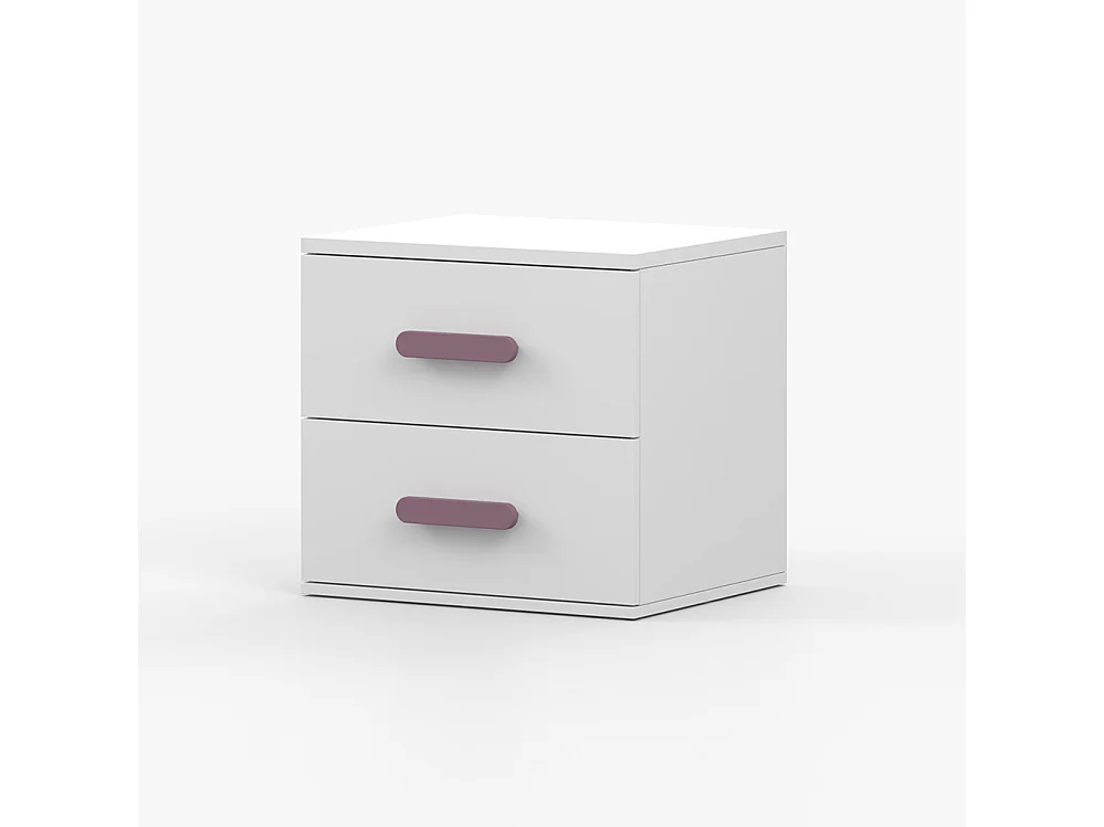JONAS I 22 Table de chevet blanche
