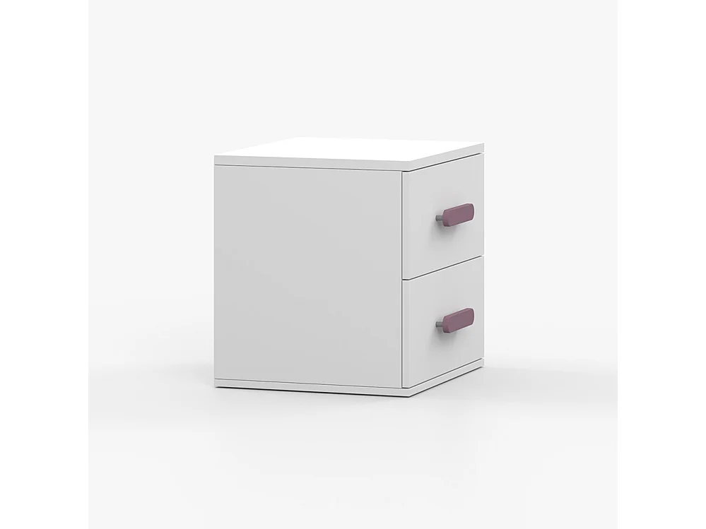 JONAS I 22 Table de chevet blanche