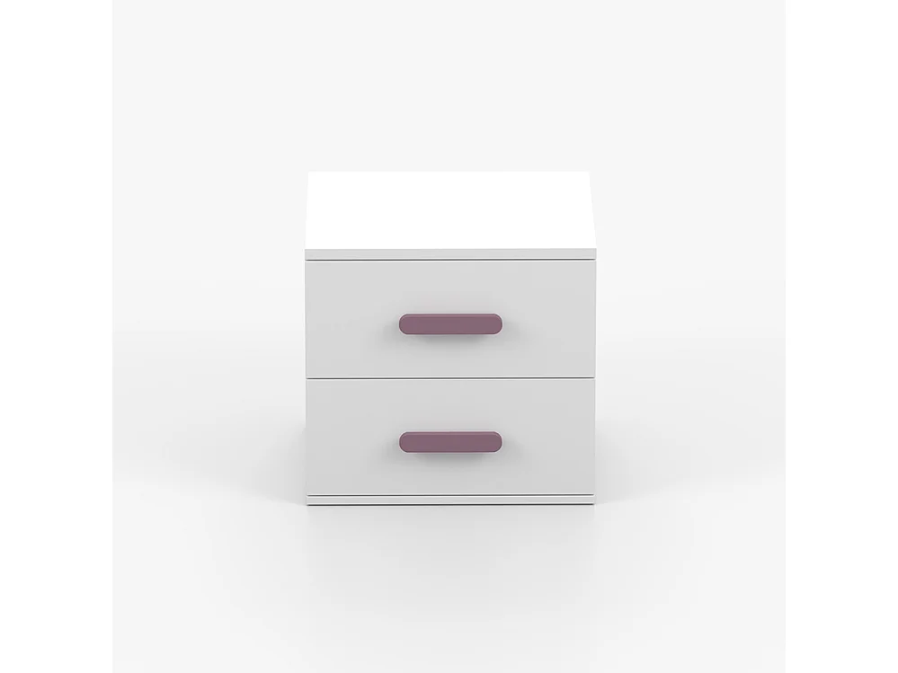 JONAS I 22 Table de chevet blanche