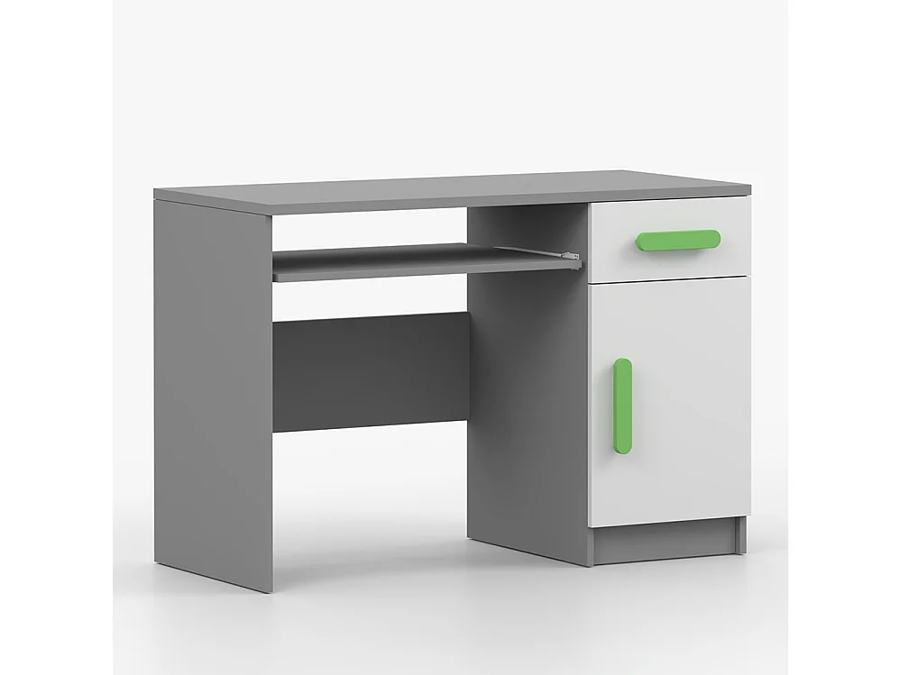 Bureau JONAS II 08, 110 cm, gris