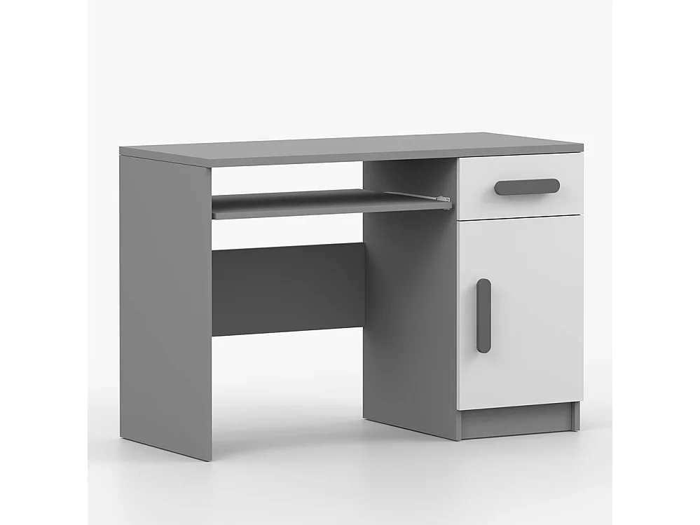 Bureau JONAS II 08, 110 cm, gris