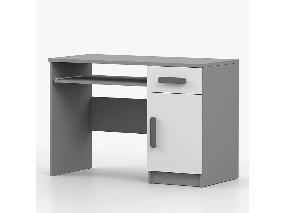 Bureau JONAS II 08, 110 cm, gris