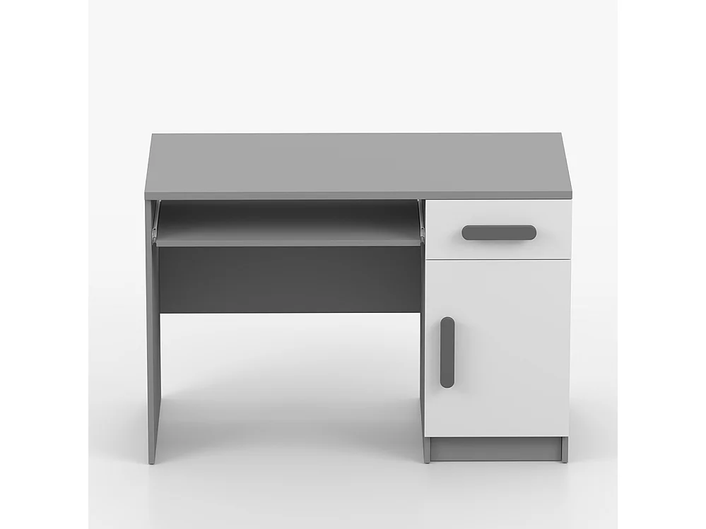 Bureau JONAS II 08, 110 cm, gris
