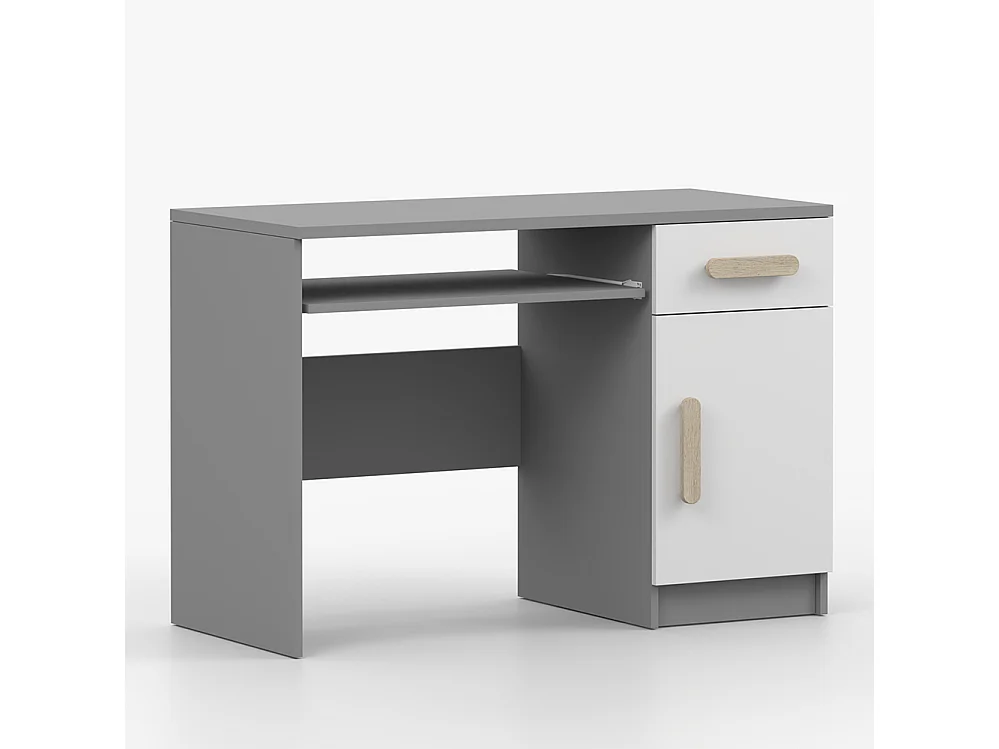 Bureau JONAS II 08, 110 cm, gris