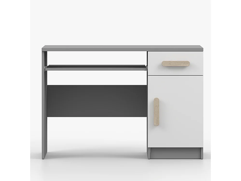 Bureau JONAS II 08, 110 cm, gris